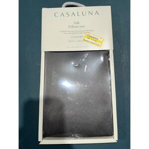 Catalina silk pillowcase standard side closure gray